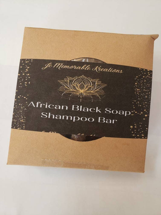 African Black Soap Massage Shampoo Bar